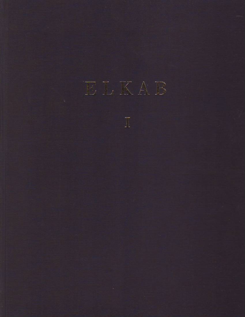 Philippe Derchain 160213 - Elkab I: Les monuments religieux  l'entre de l'ouady Hellal