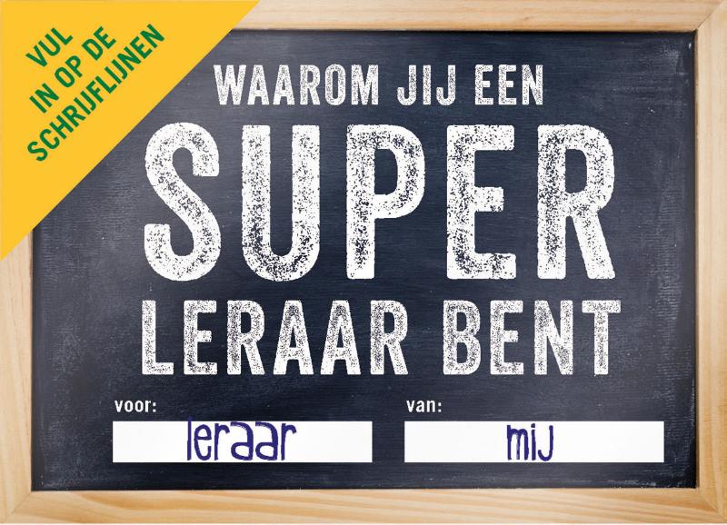 KNOCK KNOCK - Waarom jij een super leraar bent