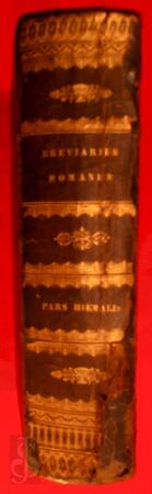 Breviarium Romanum - pars Hiemalis (Winter) - 