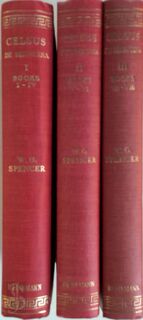 Celsus: De Medicina - 3 Volumes - A. Cornelius Celsus