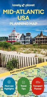 Lonely Planet Mid-Atlantic USA Planning Map - Lonely Planet, John Garry (ISBN 9781788685979)