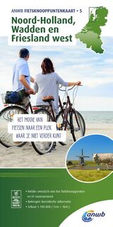 Noord-Holland, Wadden en Friesland west 1:100.000 - ANWB (ISBN 9789018041960)