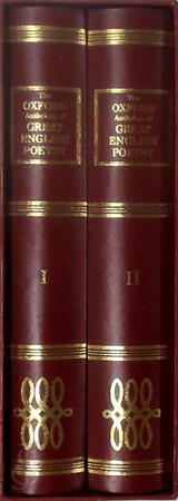 The Oxford Anthology of Great English Poetry [2 Vol] - John Wain