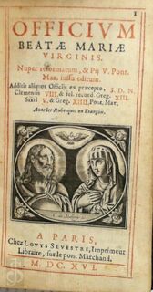 OFFICIUM BEATAE MARIAE VIRGINIS - 
