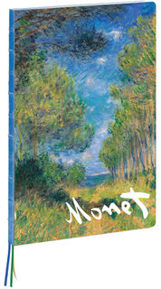 Pine Tree Path, Claude Monet A4 Notebook - Teneues (ISBN 9781623259310)