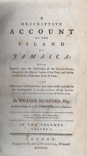 A Descriptive Account of the Island of Jamaica - William Beckford