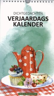 Dichtgedachten Verjaardagskalender - Martin Gijzemijter (ISBN 9789083027784)