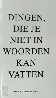 Dingen, die je niet in woorden kan vatten - Marie-Sophie Beinke, Hans Theys [Vert.] (ISBN 9789464516111)