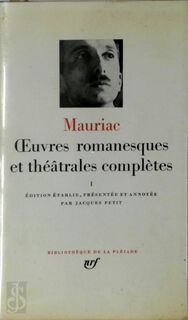 洋書 Francois Mauriac Boeken François Mauriac | De Slegte