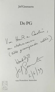 De PG [gecorrigeerde editie - met opdracht] - Jef Geeraerts