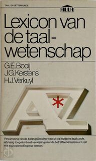 Lexicon van de taalwetenschappen - Booy (ISBN 9789027452955)