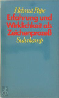Erfahrung und Wirklichkeit als Zeichenprozeß - Helmut Pape (ISBN 9783518579503)