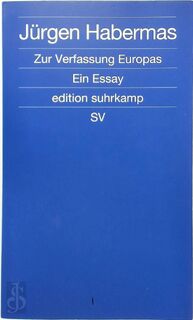 Zur Verfassung Europas - Jürgen Habermas (ISBN 9783518062142)