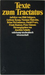 Texte zum Tractatus - Ludwig Wittgenstein (ISBN 9783518283714)