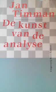 De kunst van de analyse - Jan Timman (ISBN 9789035112483)