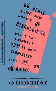 On Disobedience - Erich Fromm (ISBN 9780062930835)