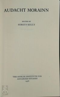 Audacht Morainn - Fergus Kelly (Edit.)