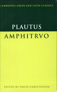 Amphitrvo - Titus Maccius Plautus (ISBN 9780521459976)