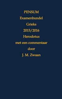 Pensum Examenbundel Grieks - Jan Marcus Zwaan (ISBN 9789402139044)
