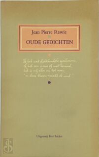 Oude gedichten - Jean Pierre Rawie (ISBN 9789035109186)