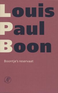 Boontjes reservaat - Louis Paul Boon (ISBN 9789029577809)