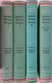 Appian's Roman History - 4 volumes - Appian (Appianus)