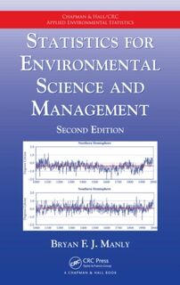 Statistics for Environmental Science and Management - Bryan F.J. (University of Otago Manly (ISBN 9781420061475)
