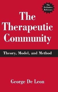 The Therapeutic Community - George De Leon (ISBN 9780826113498)