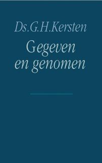 Gegeven en genomen - G.H. Kersten (ISBN 9789462787179)