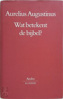 Wat betekent de bijbel? - A. Augustinus (ISBN 9789063037994)