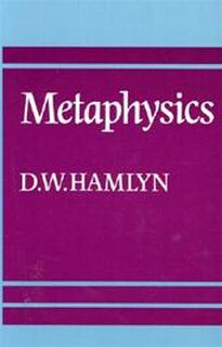 Metaphysics - D. W. Hamlyn (ISBN 9780521286909)
