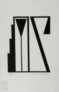 Léon Wuidar - [Abstract linocut - 30 numbered copies] - WUIDAR, Léon
