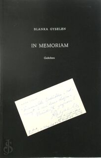 In memoriam: gedichten - Blanka Gyselen