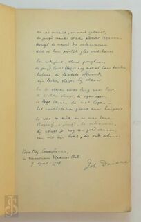 De trap van steen en wolken [met handgeschreven gedicht] - Johan Daisne