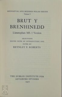 Brut Y Brenhinedd - Brynley F. Roberts (Edit.) (ISBN 9780901282156)