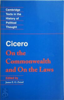 Cicero: On the Commonwealth and On the Laws - Marcus Tullius Cicero (ISBN 9780521459594)