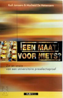 Een maat voor niets? - R. Janssens (ISBN 9789054872603)