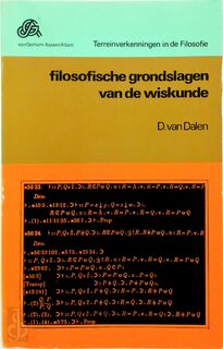 Filosofische grondslagen van de wiskunde - Dirk Dalen (ISBN 9789023215400)