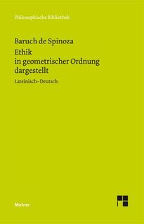 Ethik - Baruch de Spinoza (ISBN 9783787327959)