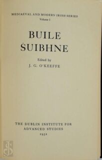 Buile Suibhne - J. G. O'Keeffe (Edit.)