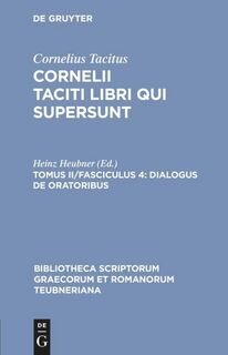 Libri Qui Supersunt, Tom. II, Pb - Tacitus/Heubner (ISBN 9783598718403)