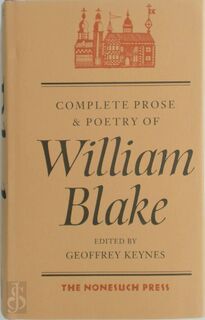 The Complete Prose and Poetry of William Blake - William Blake (ISBN 9781871061130)