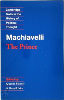 Machiavelli: The Prince - Quentin Skinner (ISBN 9780521349932)