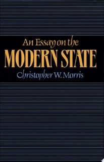 An Essay on the Modern State - Christopher W. Morris (ISBN 9780521524070)