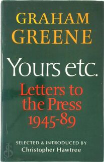 Yours Etc - Graham Greene (ISBN 9780886192433)