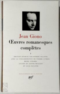 Oeuvres romanesques complètes I - Jean Giono (ISBN 9782070106554)