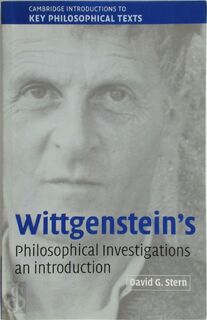 Wittgenstein's Philosophical Investigations - David G. Stern (ISBN 9780521891325)