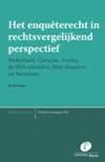 Het enqueterecht in rechtsvergelijkend perspectief - R.P. Jager (ISBN 9789462510241)