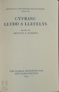 Cyfranc Lludd a Llefelys - Brynley F. Roberts (Edit.)