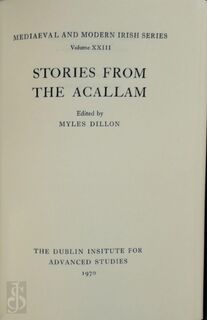 Stories from the Acallam - Myles Dillon (Edit.)
